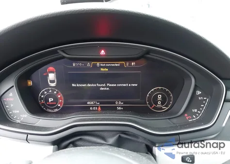 2019 Audi S5 3.0T Premium z USA, uszkodzony, nr VIN WAUB4CF53KA047261